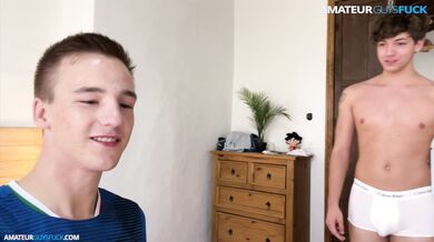 Got home from a run sweaty and horny!