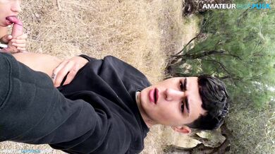 Fucked my friend outdoors, risky fun!