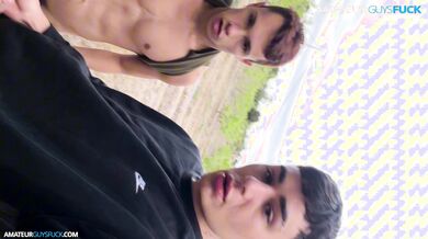 Fucked my friend outdoors, risky fun!