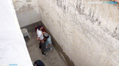 They thought no one was watching, alley fuck