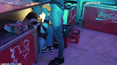 Public BJ under the bars bar