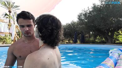 Got horny in the pool