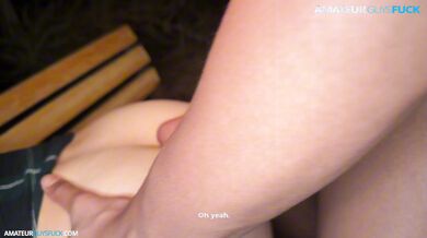 Park bench fuck for my whore