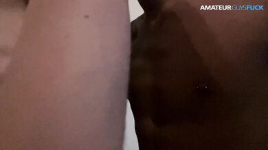 I was kneeling to start the fire, but he had other plans